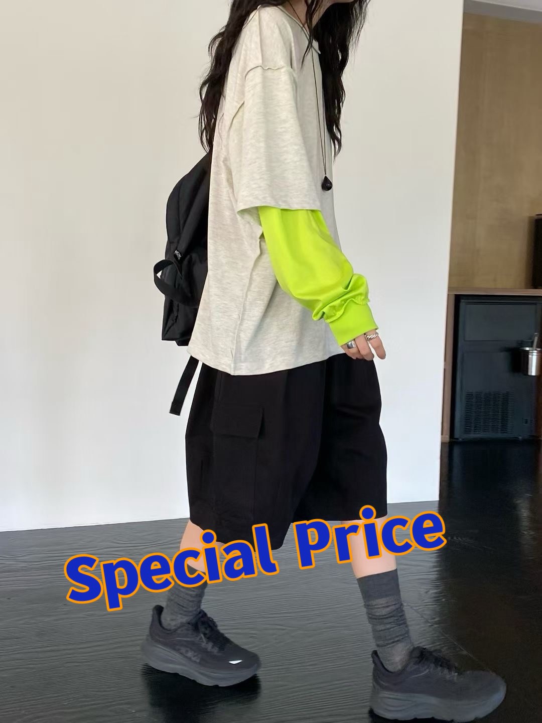 鬆緊腰棉質口袋大寬褲(新品限時優惠款)